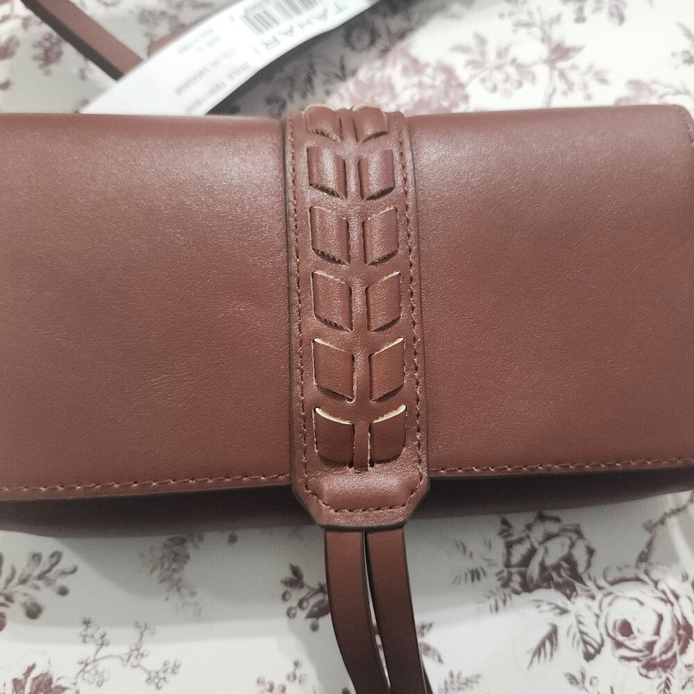 Tahari Brown Boho Belt Waist Bag Fannypack
